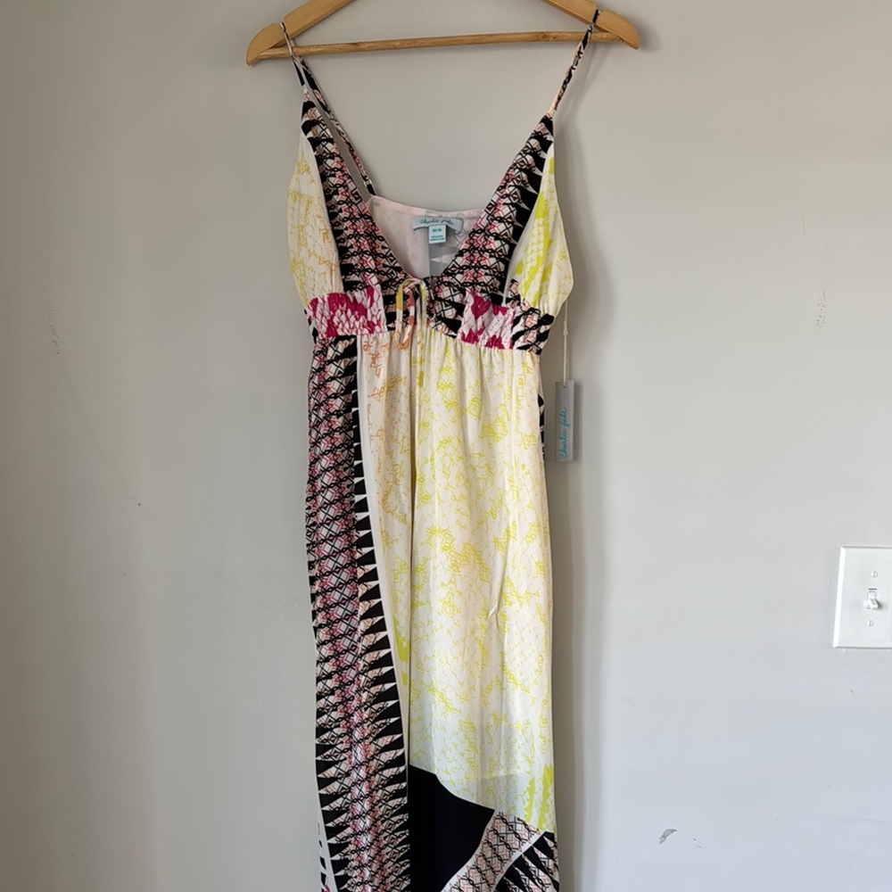 Multicolor Sleeveless Maxi Dress
